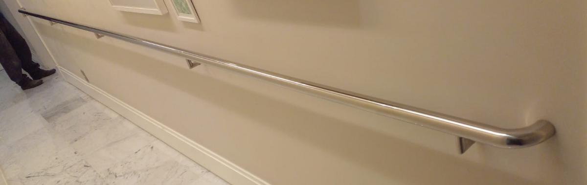 CORRIMÃO DE PAREDE DE AÇO INOX CORRIMÃO DE PAREDE DE AÇO INOX