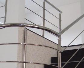 CORRIMÃO DE AÇO INOX
