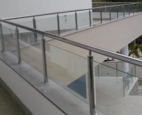 CORRIMÃO DE VIDRO VERDE EM SP